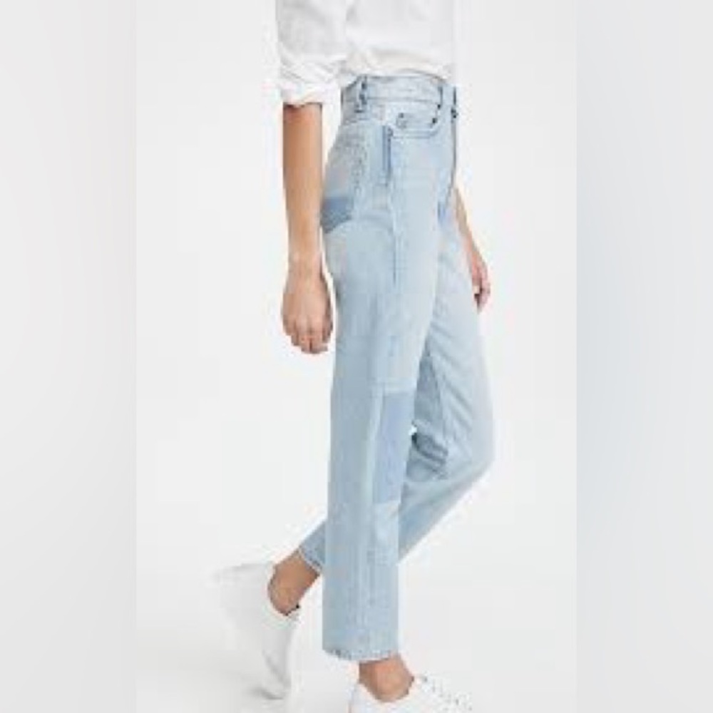 Reformation: CYNTHIA PATCH HIGH RISE STRAIGHT JEANS
TAHOE-23